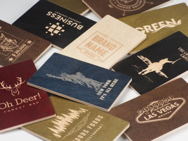 Logo trade promotional gifts image of: Wooden magnet 2034121