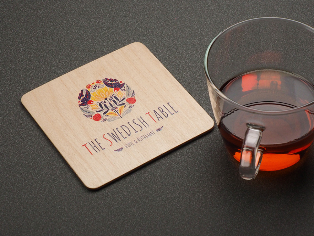 Logo trade promotional gift photo of: Coaster 1857121