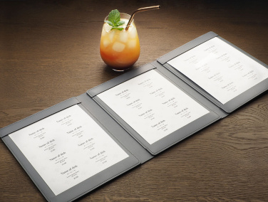 Logo trade promotional products image of: Menu cover 1069094
