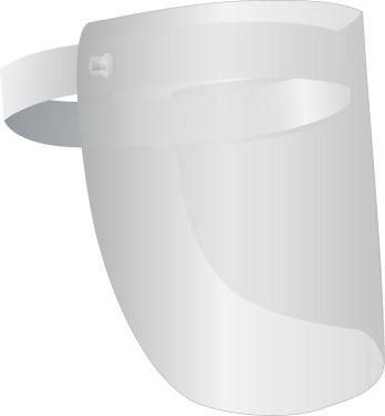 Logo trade promotional giveaways picture of: TEMIDA tilting face shield 1424162