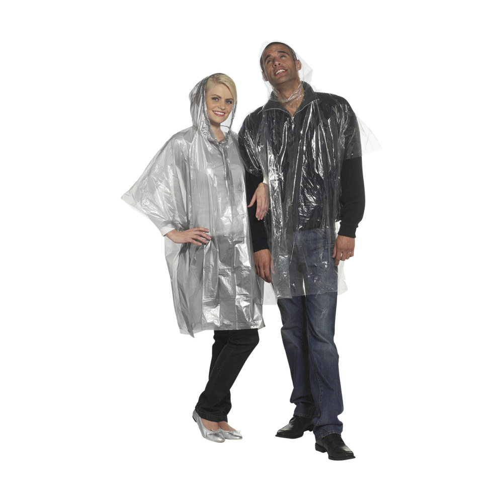 Logotrade promotional item image of: Clear poncho/raincoat