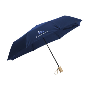 Logo trade corporate gifts image of: Mini Umbrella RCS RPET foldable umbrella 21 inch