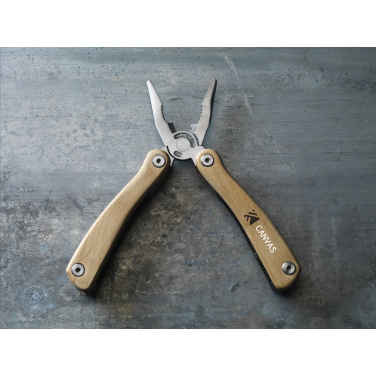 Logo trade promotional merchandise picture of: Beechwood Multitool