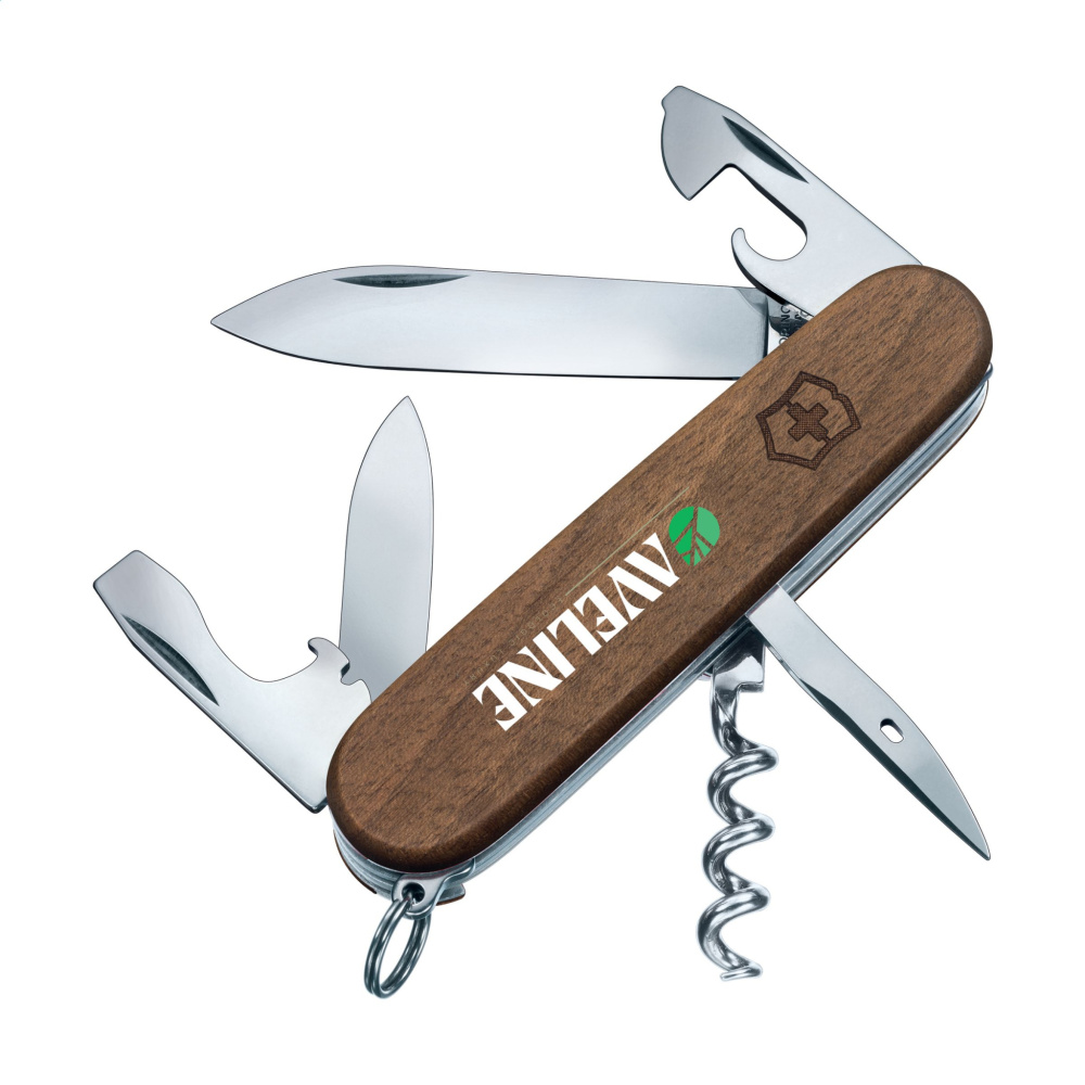 Logo trade corporate gifts picture of: Victorinox Spartan Wood pocket knife