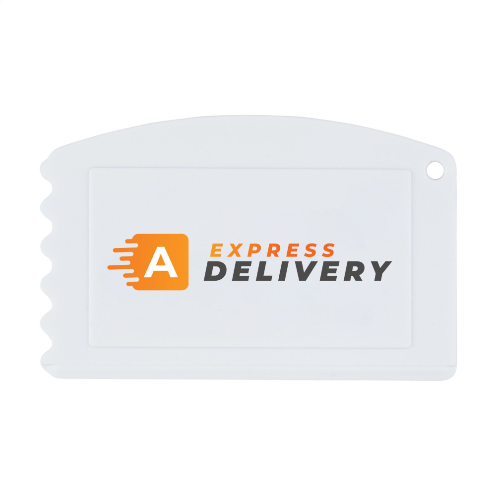 Logo trade corporate gifts image of: Fjord Recycled Ice Scraper