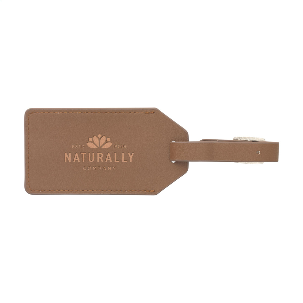 Logotrade promotional giveaways photo of: Vegan Pineapple Leather Luggage Tag