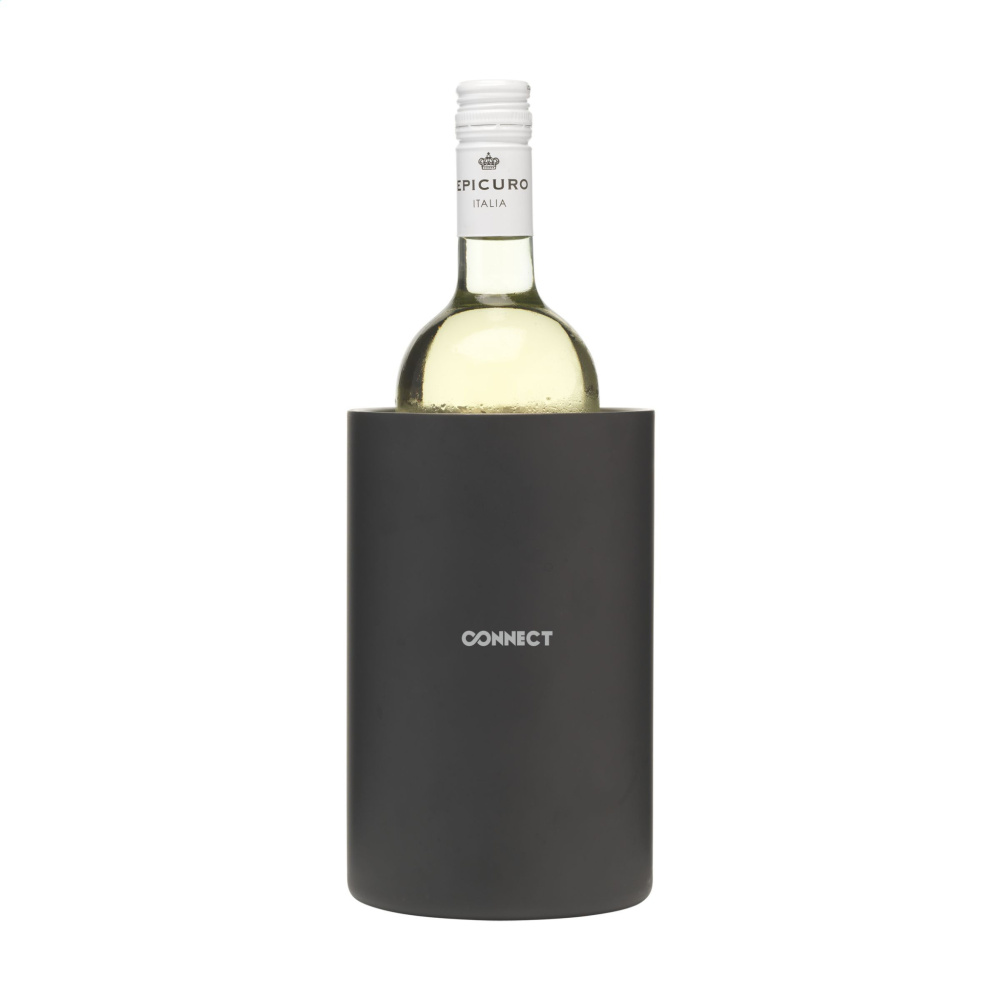 Logotrade advertising product picture of: CoolSteel Black wine cooler