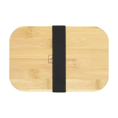 Logo trade promotional giveaways picture of: Midori Bamboo Lunchbox