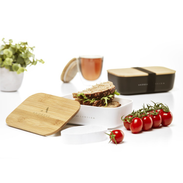 Logotrade promotional giveaway picture of: Midori Bamboo Lunchbox