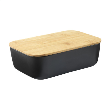 Logo trade promotional merchandise picture of: Midori Bamboo Lunchbox