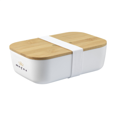 Logo trade promotional gifts picture of: Midori Bamboo Lunchbox