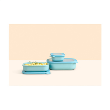 Logo trade promotional items image of: Mepal Cirqula multi use rectangular bowl 500ml lunchbox