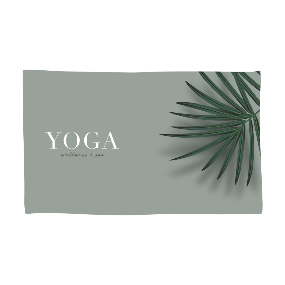 Logotrade promotional gift picture of: Printed RPET Towel 350 g/m² 50x100