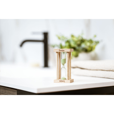Logo trade corporate gifts picture of: EcoShower hourglass