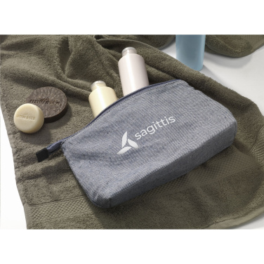 Logo trade advertising product photo of: Wolkat Safi Recycled Textile Cosmetic Bag