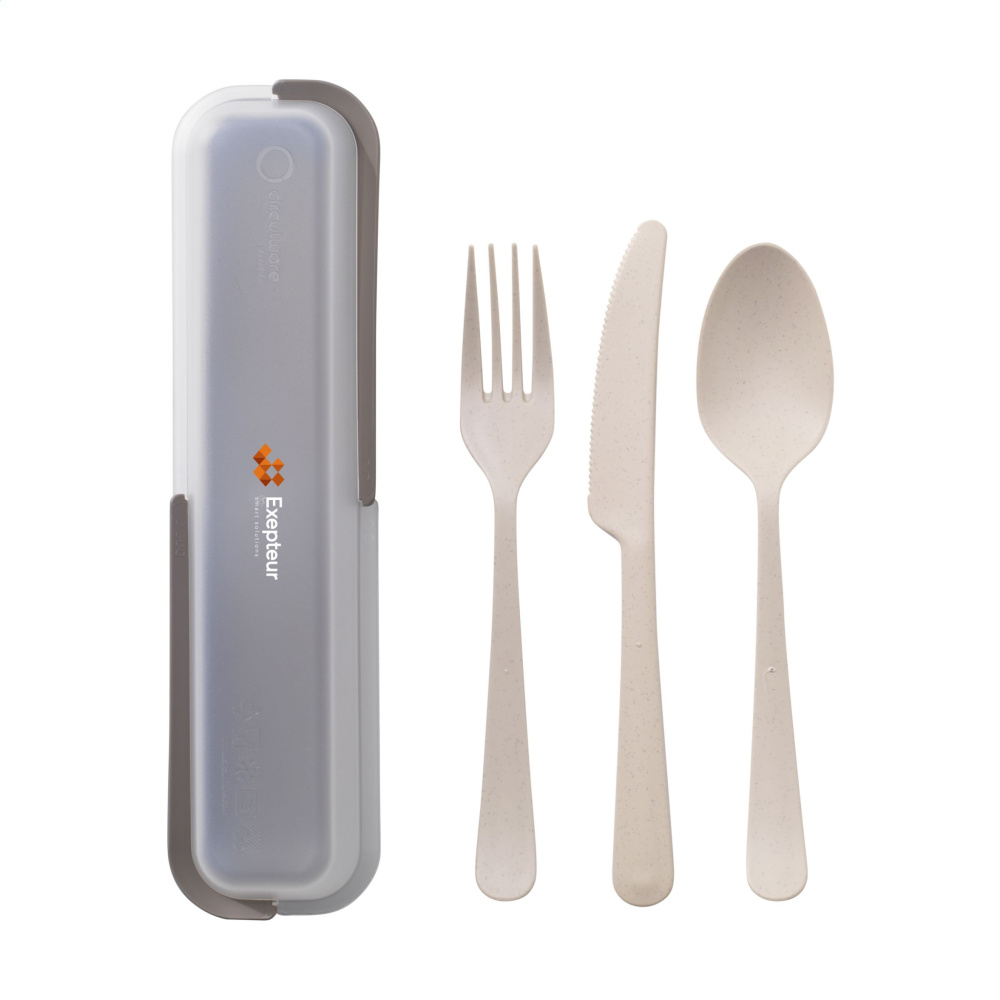 Logotrade promotional merchandise picture of: Outdoor 3-piece Cutlery Set