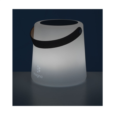 Logo trade promotional merchandise picture of: Wooosh Ziva Solar Lamp
