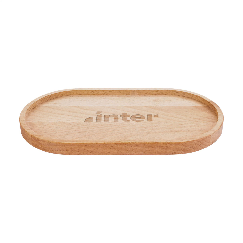 Logo trade corporate gifts image of: Harmony Serving Tray Oval