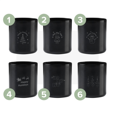 Logo trade business gift photo of: Wooosh Scented Candle True Wood X-Mas