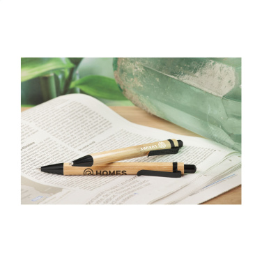 Logotrade promotional gift image of: Boston Bamboo pen