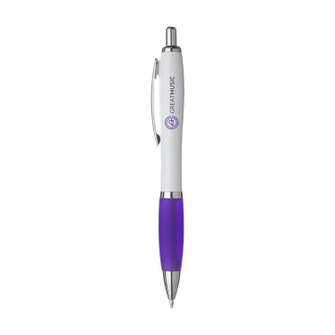 Logo trade promotional merchandise image of: Athos White pen