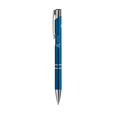 Logo trade promotional item photo of: Ebony Recycled Alu pens