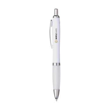 Logo trade advertising product photo of: Athos Trans GRS Recycled ABS pen
