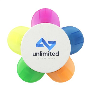 Logo trade promotional items picture of: Bloom Recycled Milk-Carton highlighter