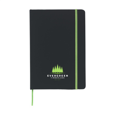 Logo trade advertising products picture of: BlackNote A5 Paper notebook