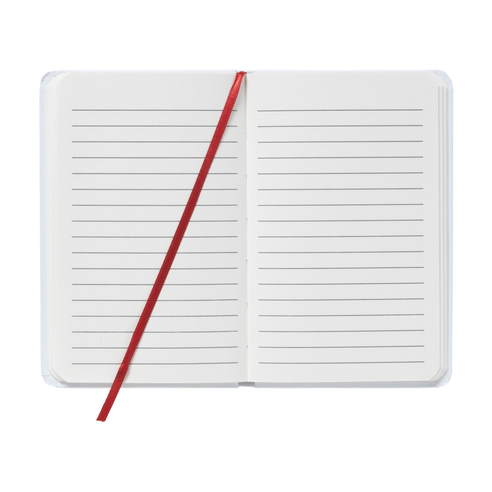Logo trade promotional gifts picture of: WhiteNote A6 Paper notebook