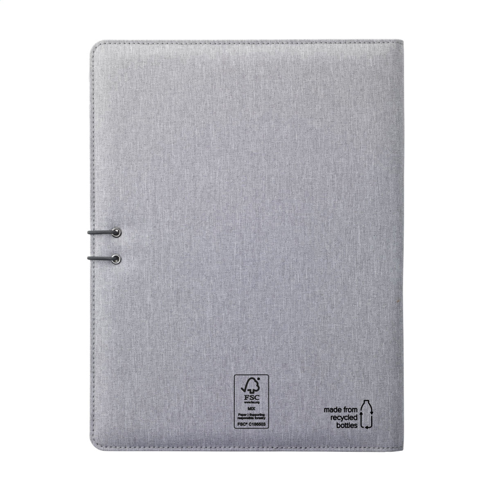 Logotrade corporate gift image of: Quest Portfolio RCS RPET A4  document folder