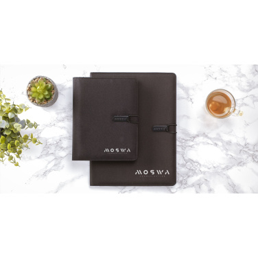 Logo trade promotional merchandise picture of: Quest Portfolio RPET A5 document folder