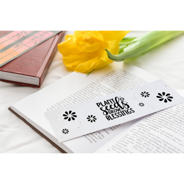 Logotrade promotional item image of: Seed Paper Bookmark