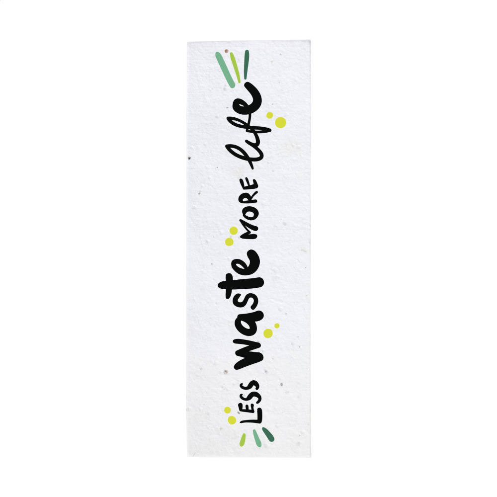 Logo trade promotional giveaways picture of: Seed Paper Bookmark