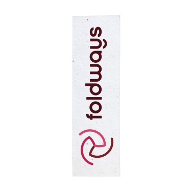 Logo trade promotional giveaways image of: Seed Paper Bookmark