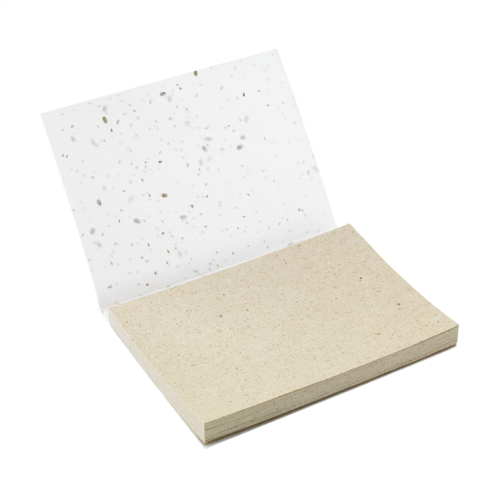Logo trade promotional item photo of: Seed Paper Sticky Notes memo pad