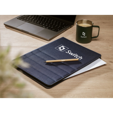 Logo trade business gift photo of: Quincy Portfolio RPET A4 document folder