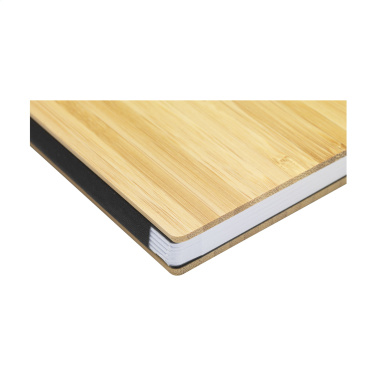 Logo trade promotional giveaways picture of: BambooPlus Paper Notebook A5 - Inkless Pen