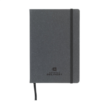 Logotrade promotional item image of: Montana Recycled Leather Paper Notebook A5