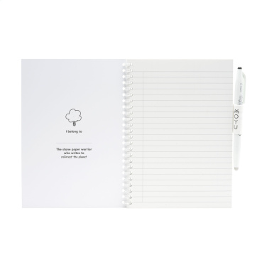 Logotrade promotional merchandise picture of: MOYU Erasable Stone Paper Notebook SoftCover 18 pages