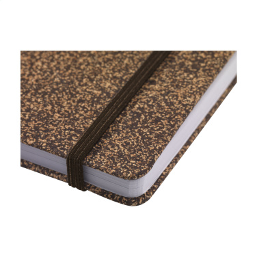 Logo trade promotional merchandise picture of: CoffeeGround Cork Paper Notebook A5
