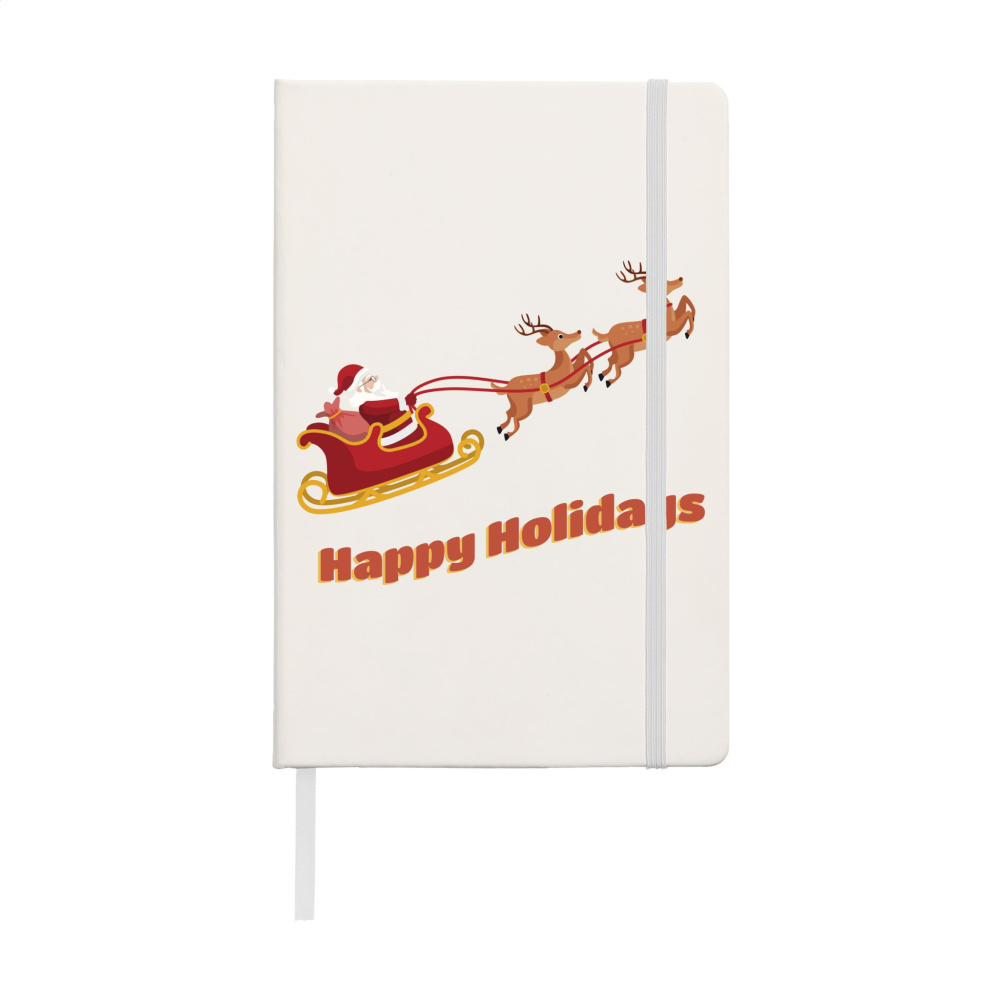 Logo trade promotional merchandise image of: Pocket Notebook A5 X-Mas