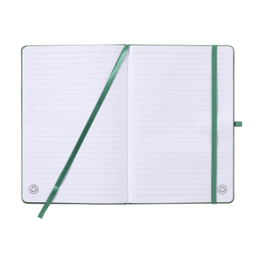 Logo trade promotional gift photo of: Recycled GRS PU Paper Notebook A5