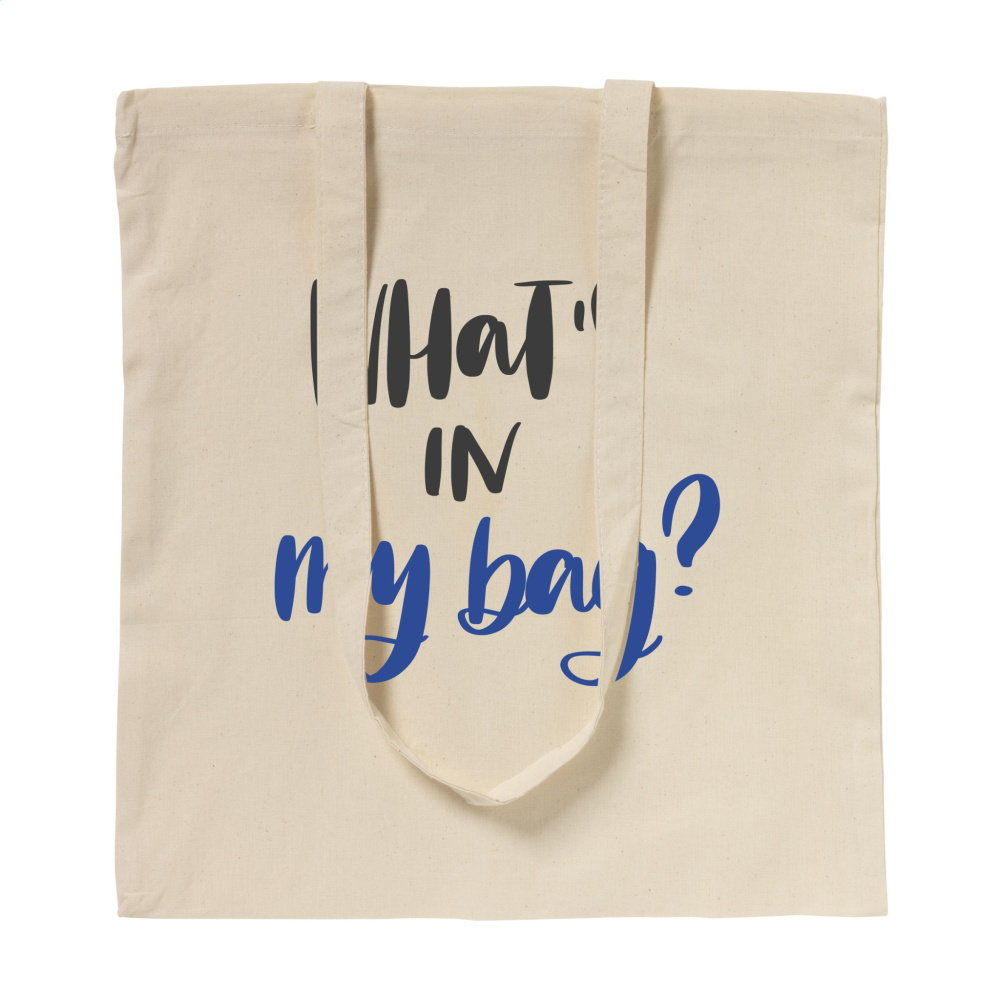 Logotrade business gift image of: ShoppyBag (100 g/m²) long handles cotton bag