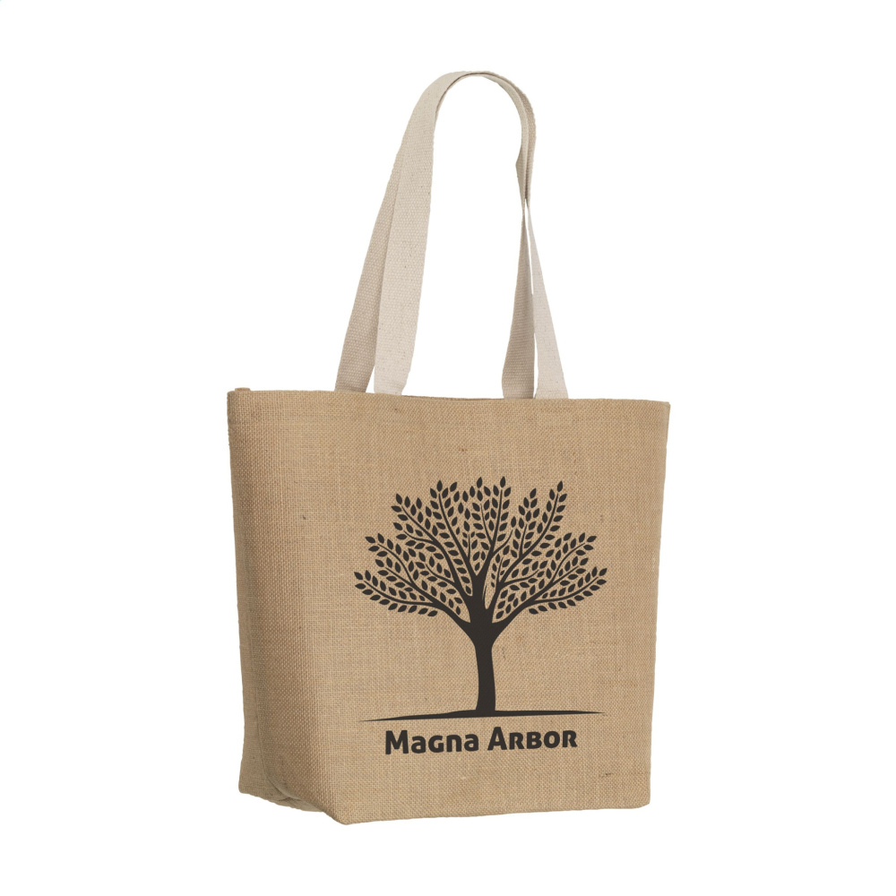 Logotrade corporate gift picture of: Elegance Bag jute shopper
