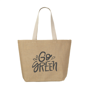 Logo trade corporate gifts picture of: Elegance Bag jute shopper