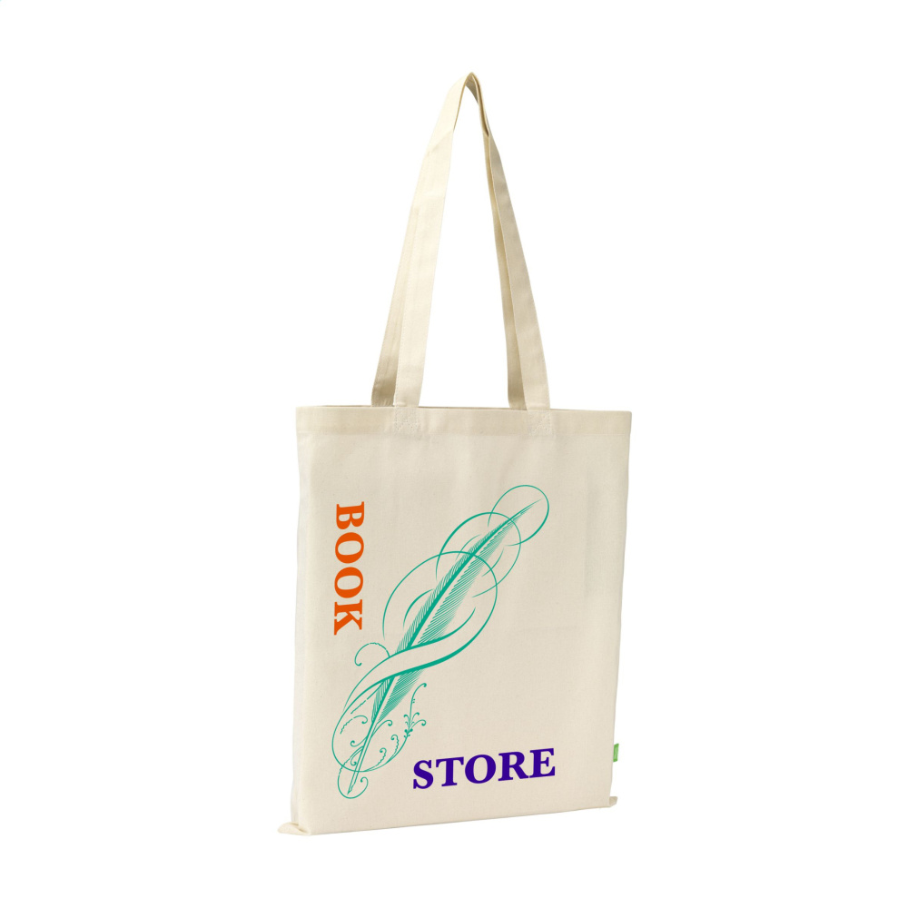 Logotrade promotional product picture of: Organic Cotton GOTS Shopper (140 g/m²) bag