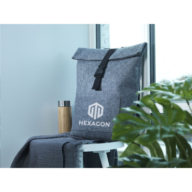 Logo trade corporate gifts picture of: Nolan GRS RPET Felt backpack
