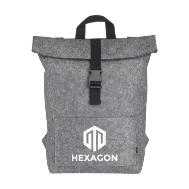 Logotrade promotional merchandise picture of: Nolan GRS RPET Felt backpack