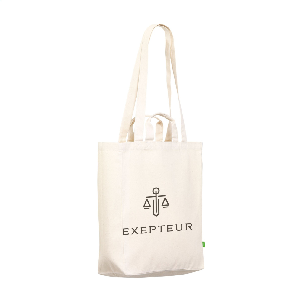 Logotrade promotional gift image of: Organic Cotton Canvas Tote Bag (280 g/m²)
